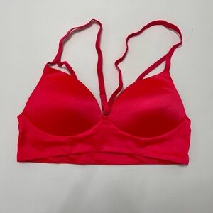 La Senza - strappy neon pink bralette - size small